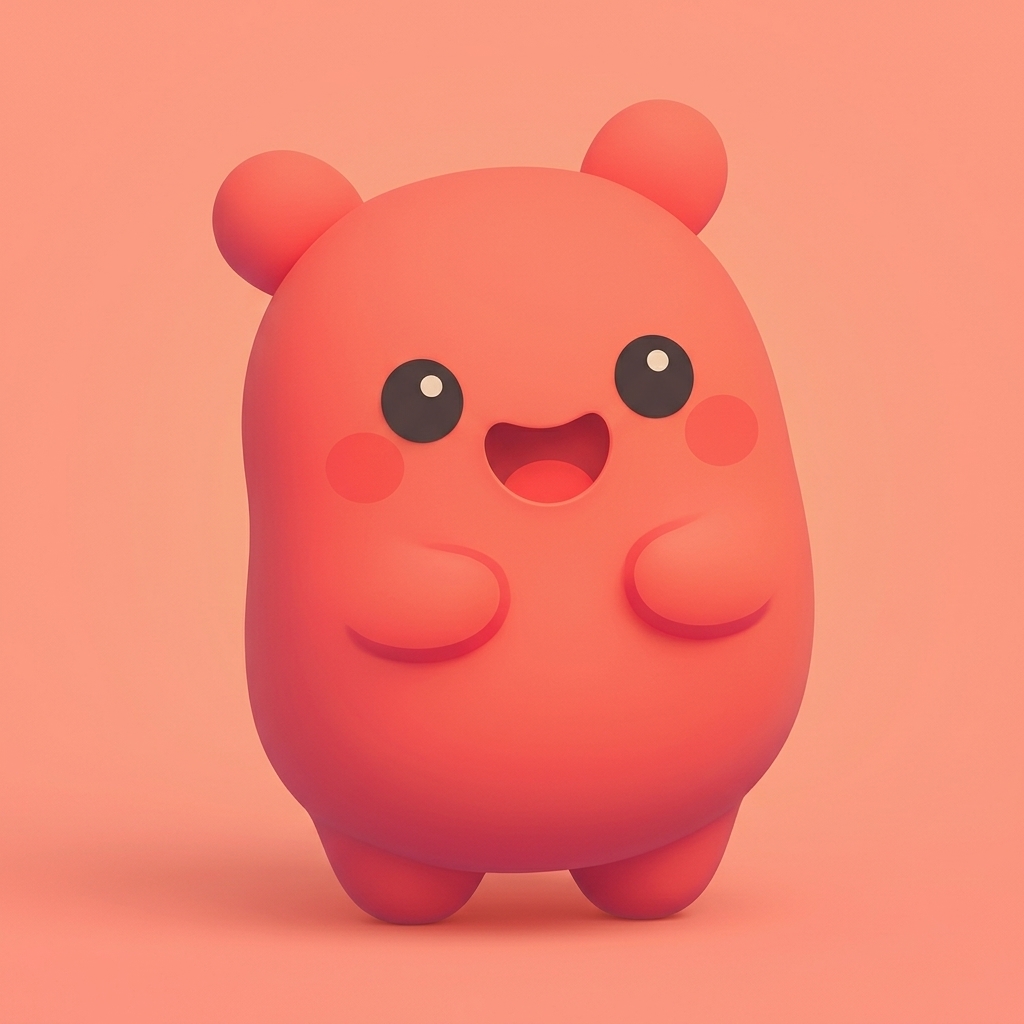 A gigil-cute coral bear pet